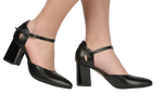 Pantofi dama eleganti piele naturala ANTONIO T347 negru