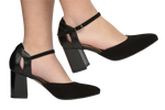 Pantofi dama eleganti piele naturala T347 negru box