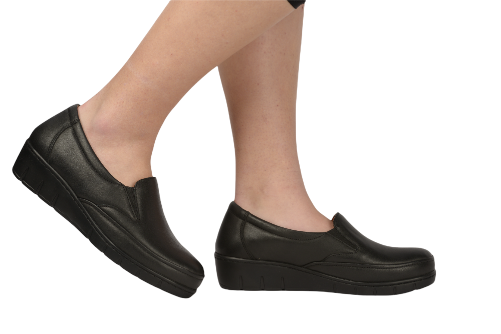 Pantofi dama casual piele naturala 308 negru