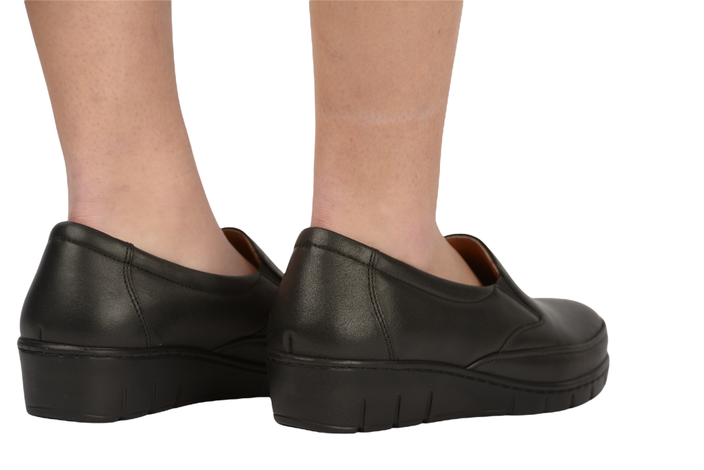 Pantofi dama casual piele naturala JOHAN 308 negru