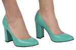 Pantofi dama eleganti piele naturala 1014 verde