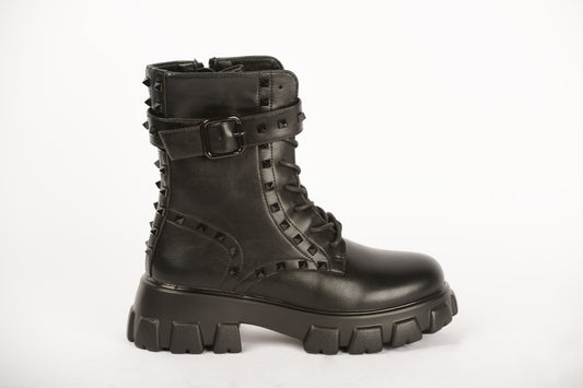 Ghete dama casual piele ecologica 240-1 negru
