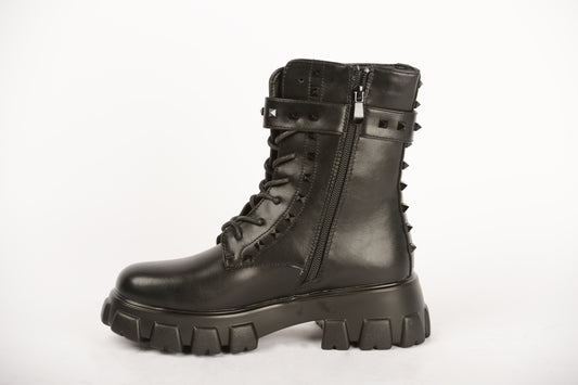 Ghete dama casual piele ecologica 240-1 negru