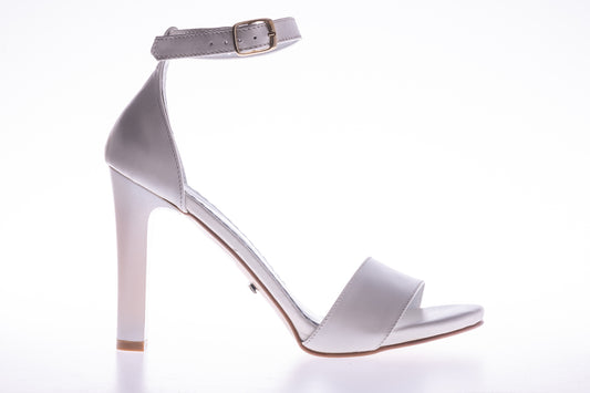 Sandale dama elegante piele naturala LARISA A 44 ivory