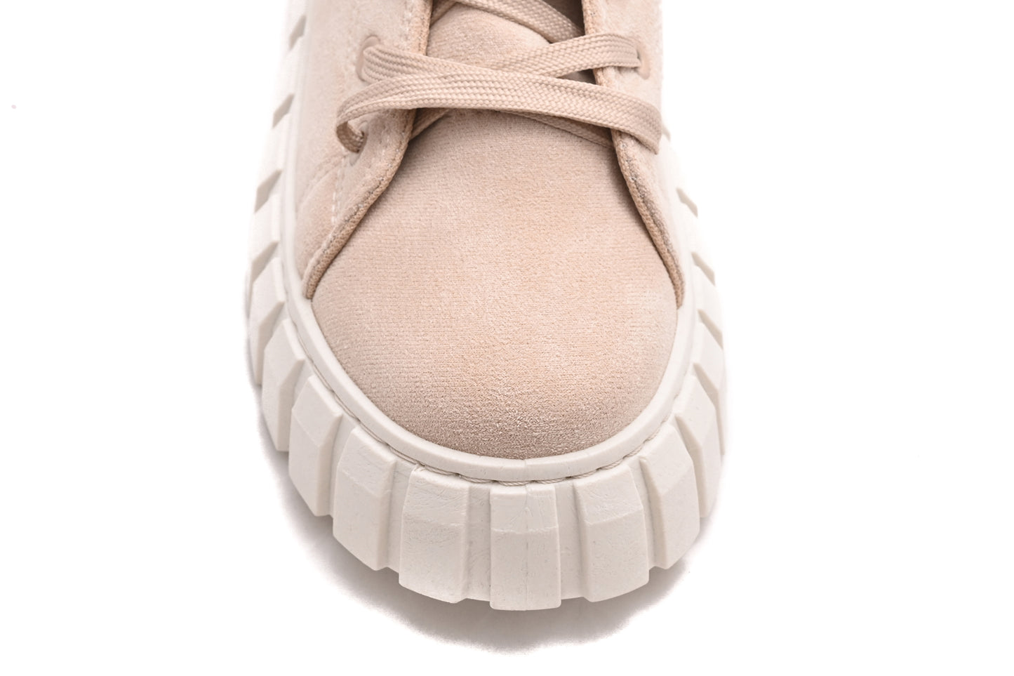 Women's casual boots in organic leather 03 beige