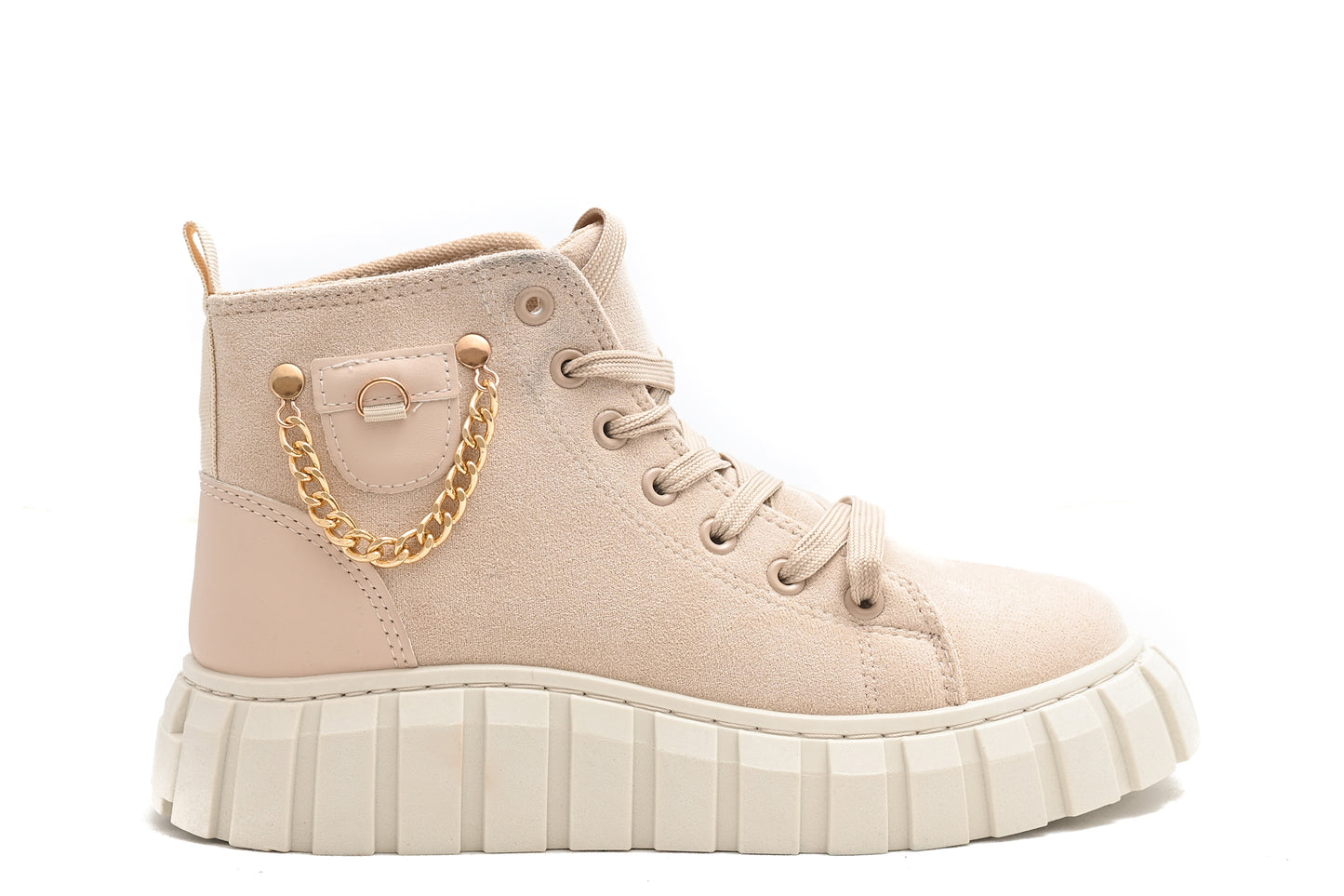 Women's casual boots in organic leather 03 beige