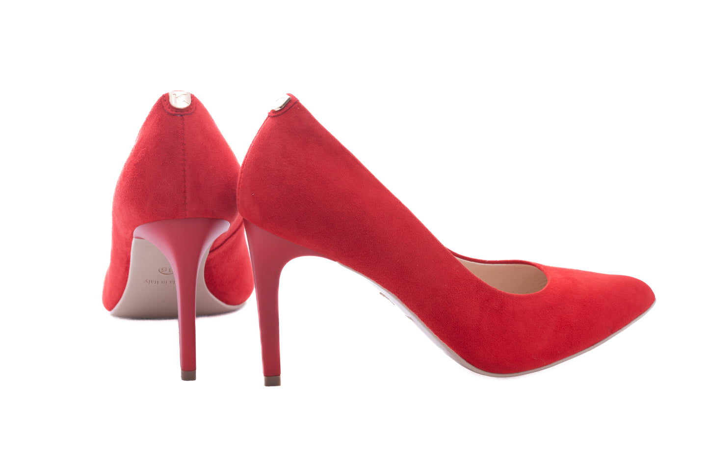 Pantofi dama eleganti piele naturala SALA 9111 rosu velur