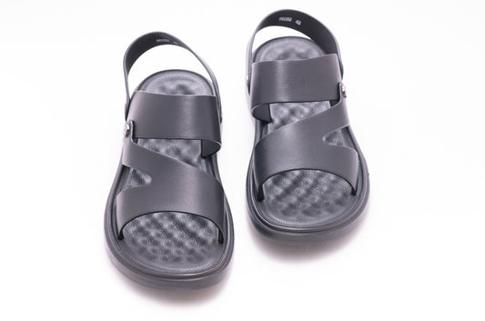 Sandale barbati piele naturala MELS 56292 negru