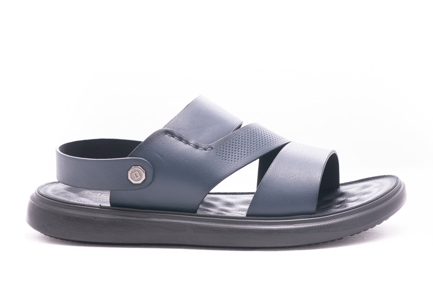 Sandale barbati piele naturala MELS 72009 bleu