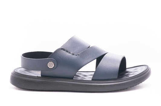 Sandale barbati piele naturala MELS 72009 bleu