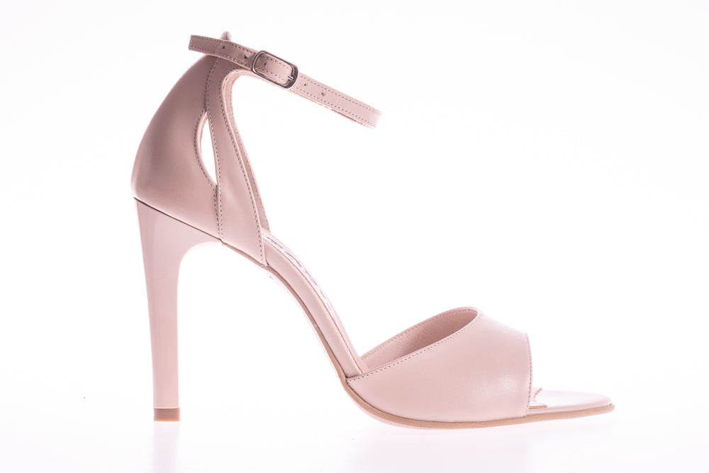 Sandale dama elegante piele naturala 51-721 roz box