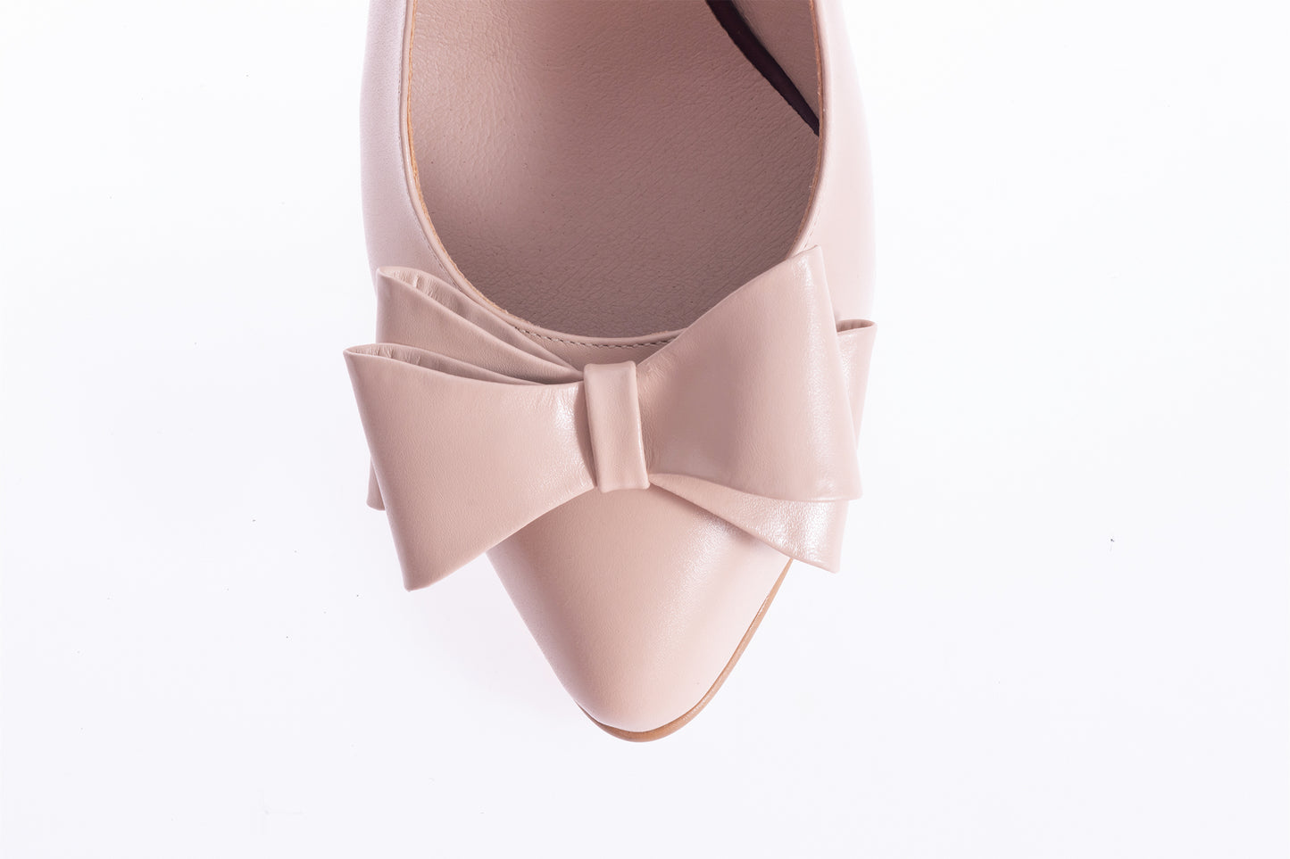 Pantofi dama eleganti piele naturala ANTONIO T299-1 crem box